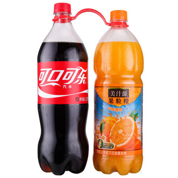 可口可乐1.25L+美汁源果粒橙1.25L